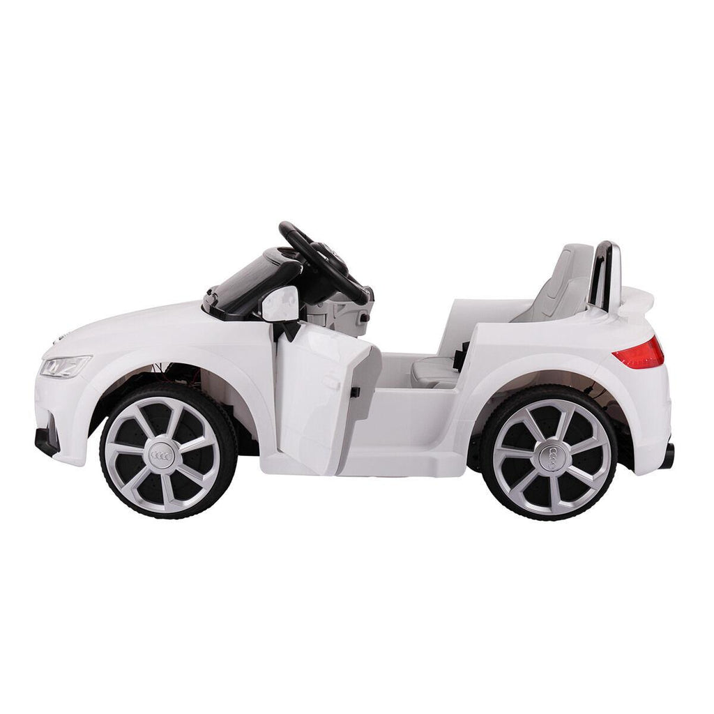 Veryke Electric Cars for Kids, White Kids Ride on Cars, Battry-Powered Ride On Mini Car Gifts for Children Child Boys, 12V Kids Ride-On Truck Car w/ Remote Control