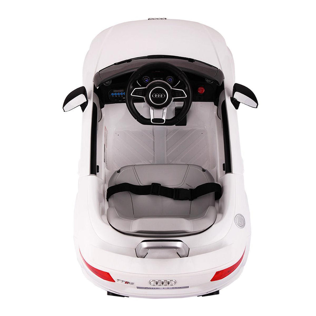 Veryke Electric Cars for Kids, White Kids Ride on Cars, Battry-Powered Ride On Mini Car Gifts for Children Child Boys, 12V Kids Ride-On Truck Car w/ Remote Control