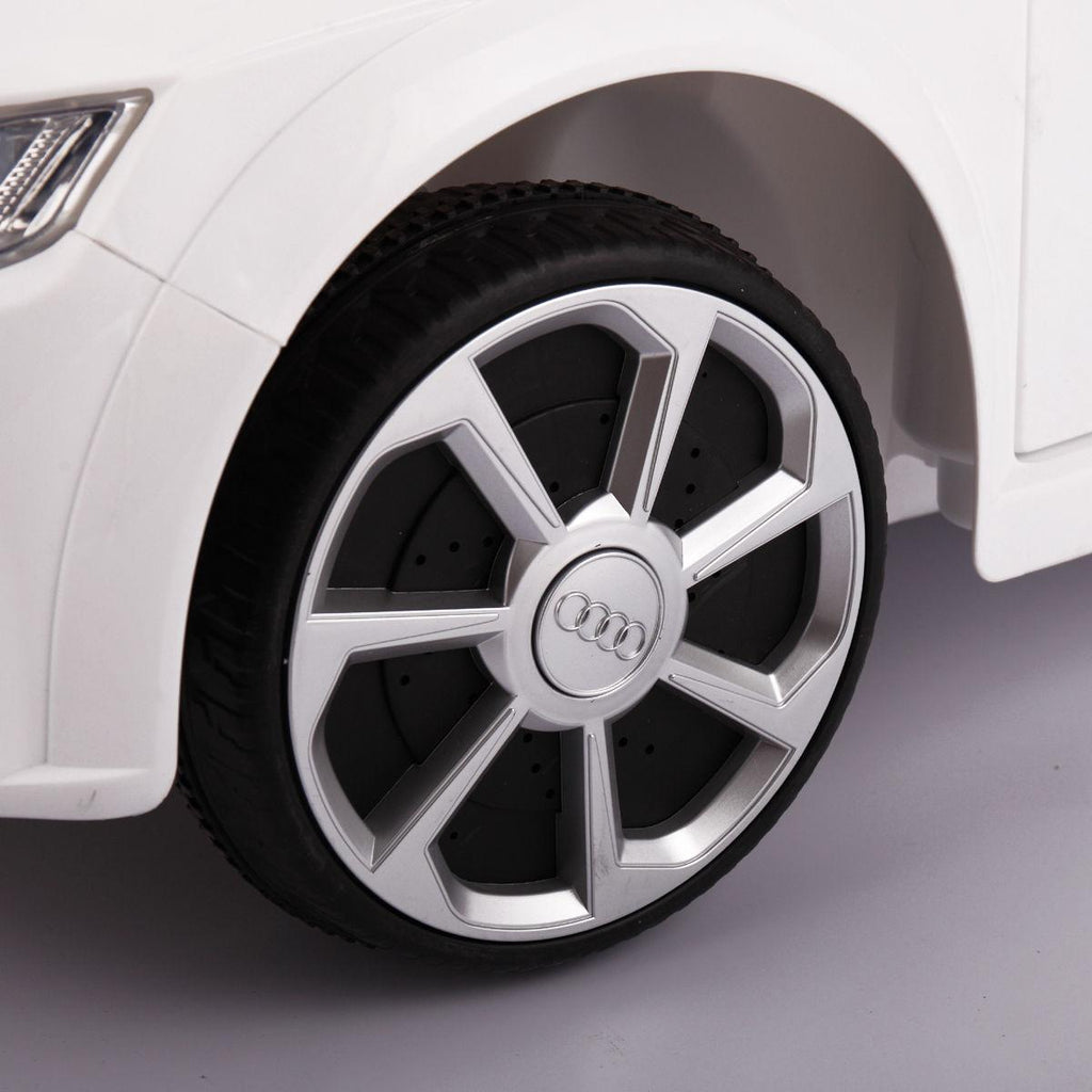 Veryke Electric Cars for Kids, White Kids Ride on Cars, Battry-Powered Ride On Mini Car Gifts for Children Child Boys, 12V Kids Ride-On Truck Car w/ Remote Control
