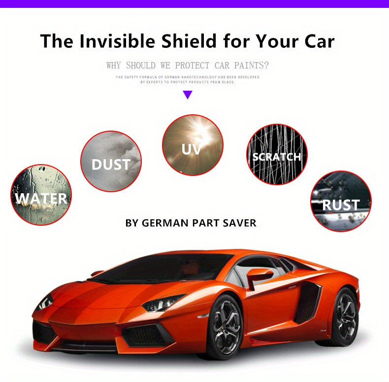 10.14oz Ceramic Coating Fortify Car Wax Polish Spray - Waterless Wash &amp; Wax Hydrophobic Top Coat Polish &amp; Polymer Paint Sealant Detail Protection