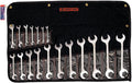 Wright Tool 732 Open End, Double Angle 15 and 60 Degrees (18-Piece)