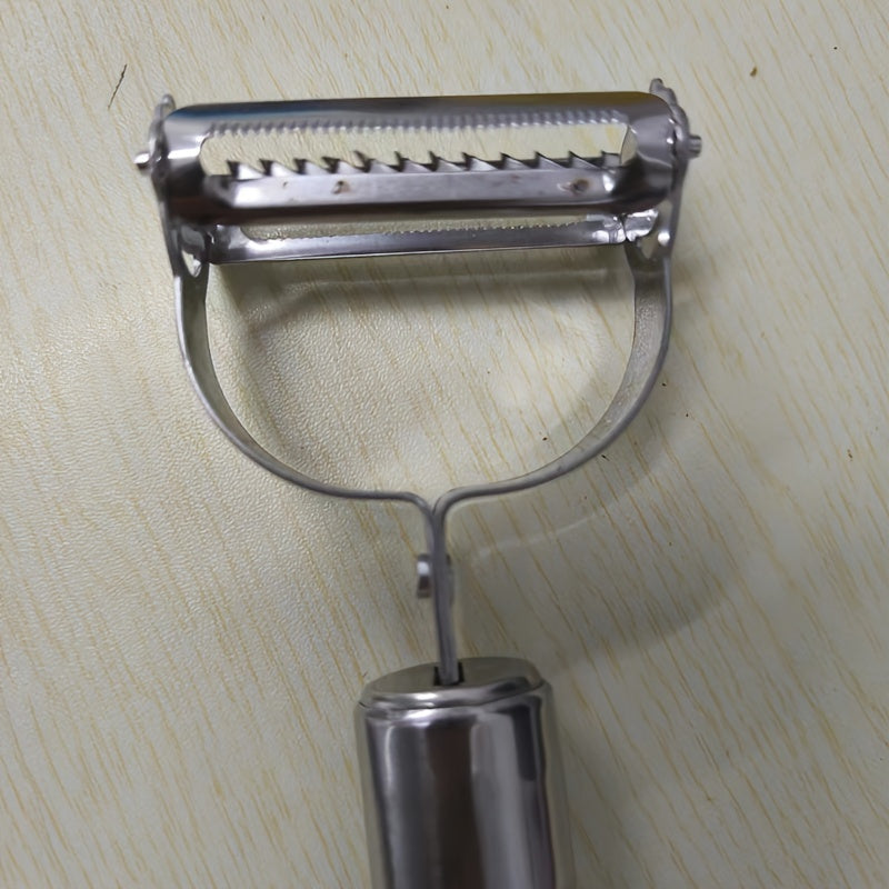 1pc  Steel Potato Cucumber Carrot Grater  Kitchen Items  Kitchen Gadgets And Accessories Fruit Peeler Peeler
