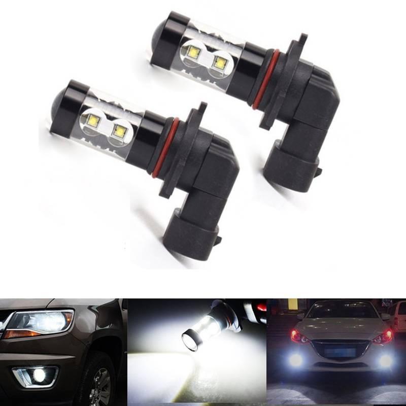 2PCS Fog Light Headlight Bulb Signal Lamp Car Running Lamp 6000K 50W White