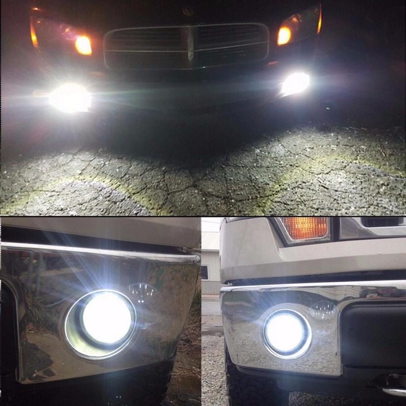 2PCS Fog Light Headlight Bulb Signal Lamp Car Running Lamp 6000K 50W White