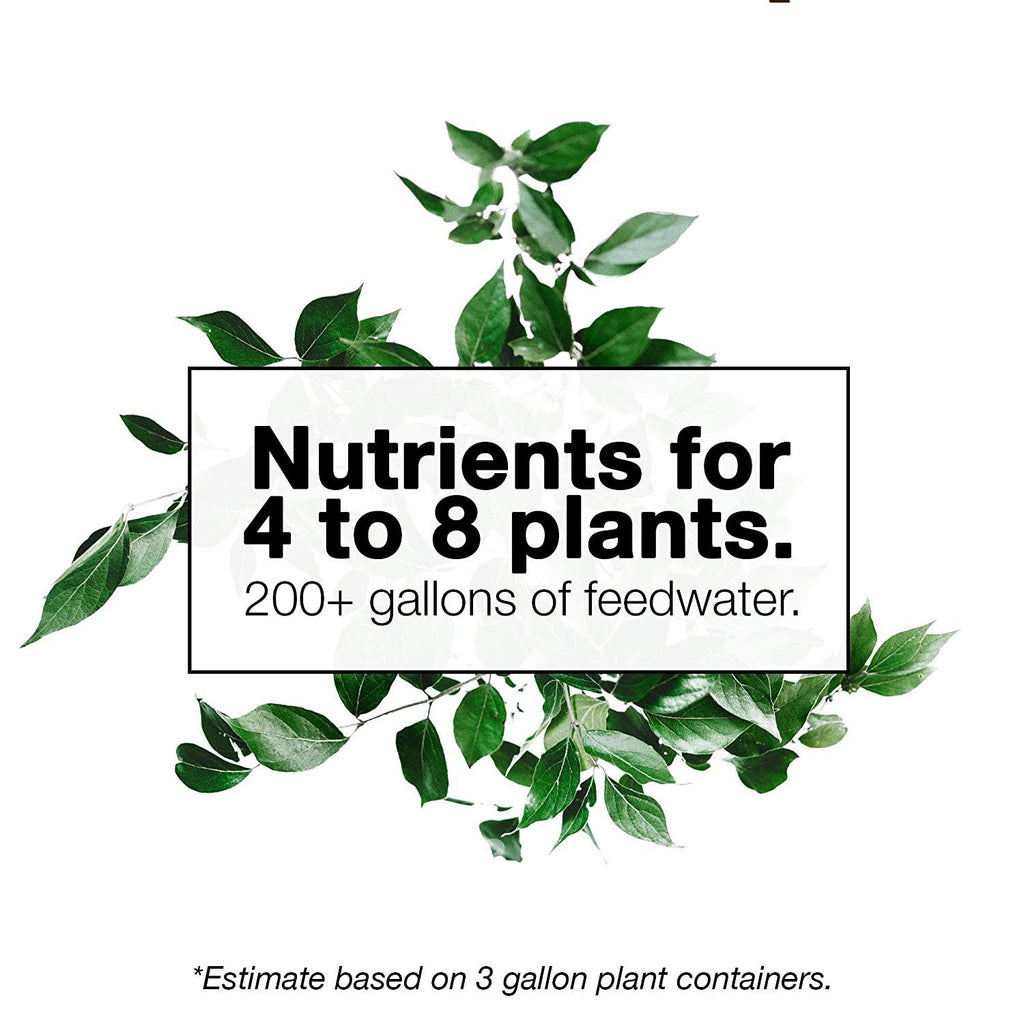 TPS Nutrients Complete Plant Nutrient Starter Kit, Fertilizer for Veg Through Bloom - Plus Guide and Foliar Spray Bottle