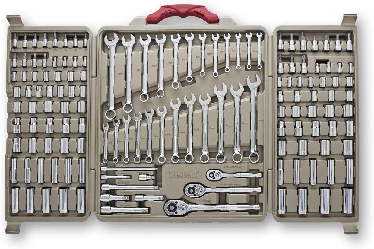 Crescent CTK140CMP Mechanics Tool Set, 140-Piece