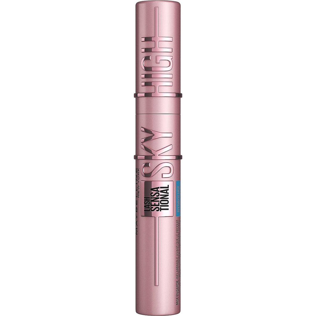 Maybelline New York Lash Sensational Sky High Waterproof Mascara Makeup, Volumizing, Lengthening, Defining, Curling, Multiplying, Buildable Formula, Very Black, 1 Count