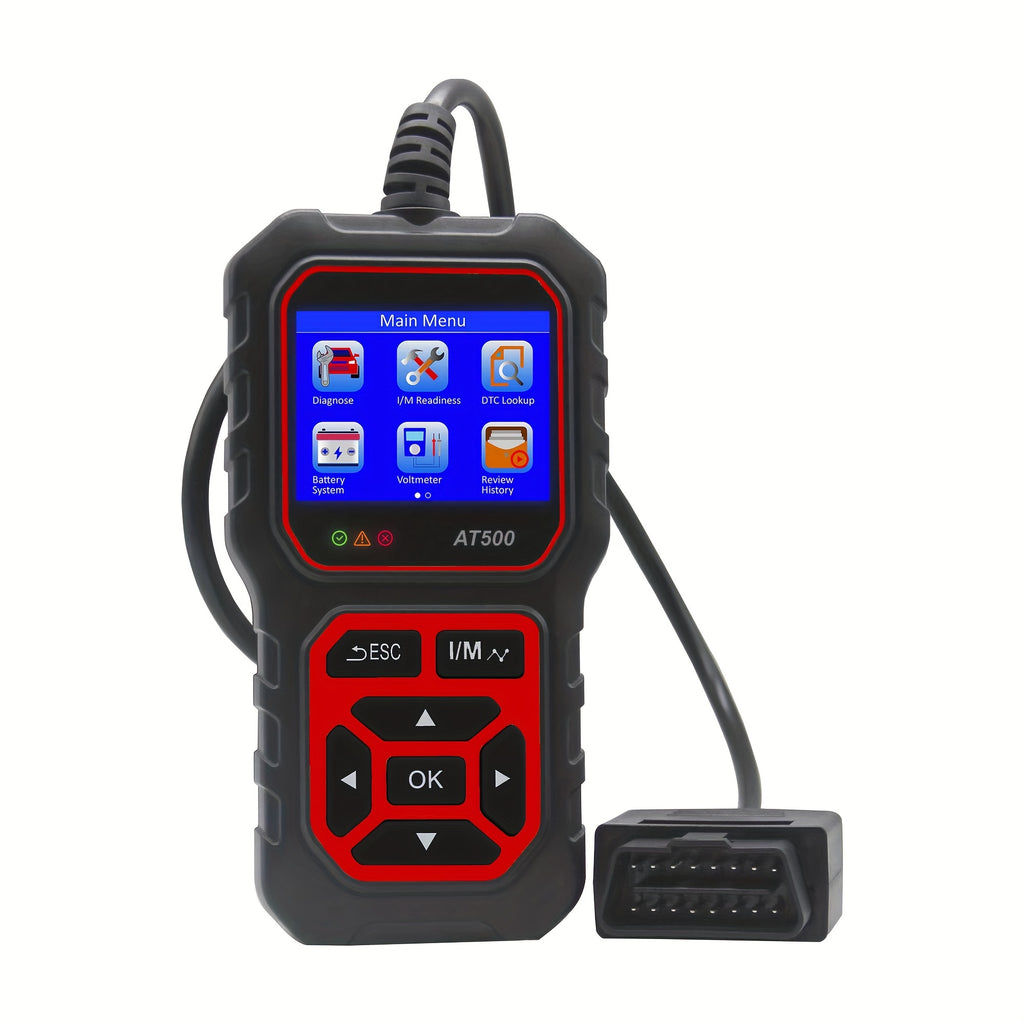 Car Code Reader, OBD2 Car Code Scanner VoltaTester Engine Fault Code Scanner CranAnd Charging Tester Diagnostic Tool For OBDII Protocol Cars