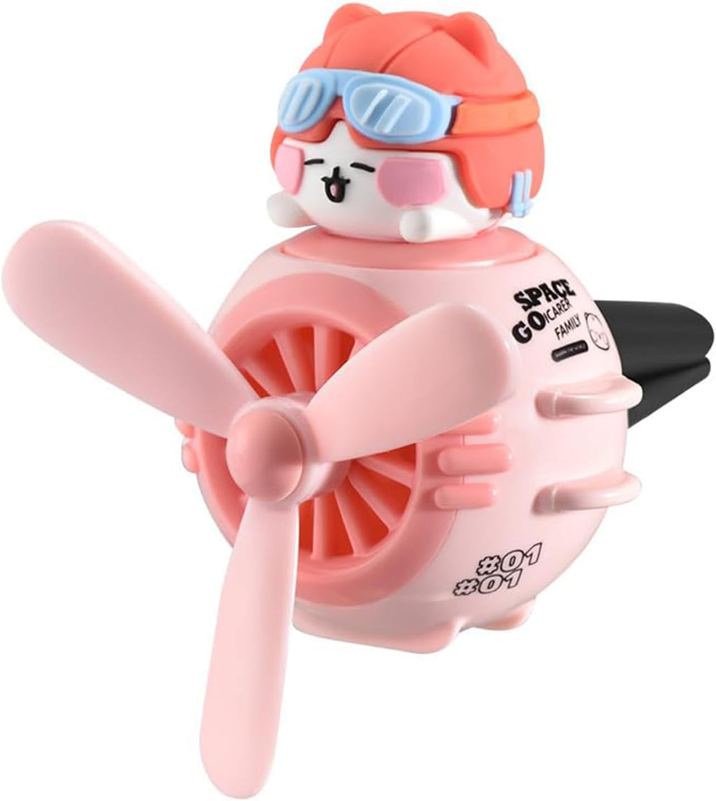 Cacacece Car Air Fresheners Cute Cat Pilot Automotive Air Outlet Creative Car Perfume Fragrance Automotive Decoration Air Fresheners for Cars