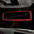 Car Rearview Mirror Cover, Interior Universal Auto Rear View Mirror Bling Rhinestone Luxury Surface Mirror Cover Auto Accessories