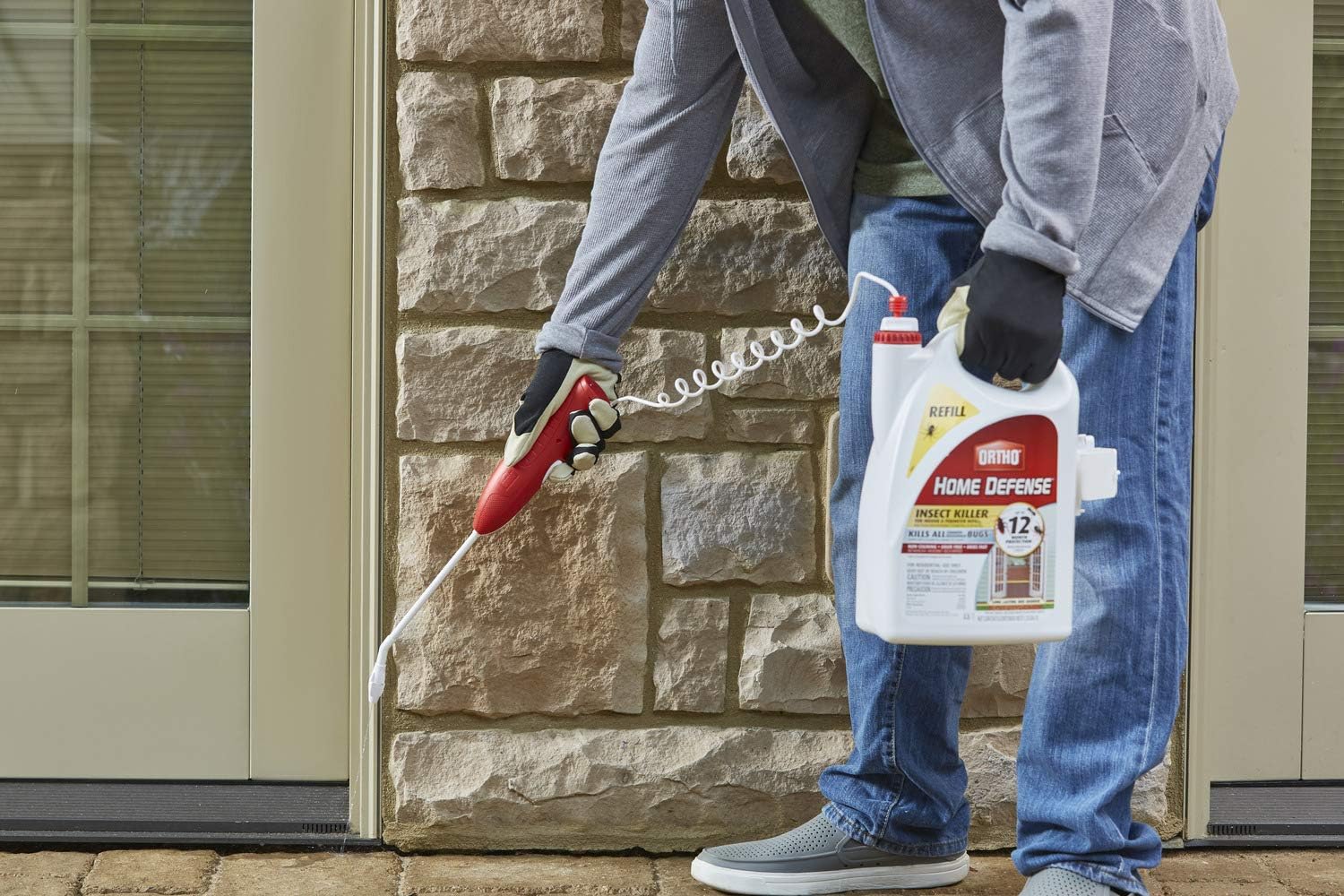 Ortho Home Defense Insect Killer for Indoor &amp; Perimeter Refill 2, 1.33 gal., 4-pack