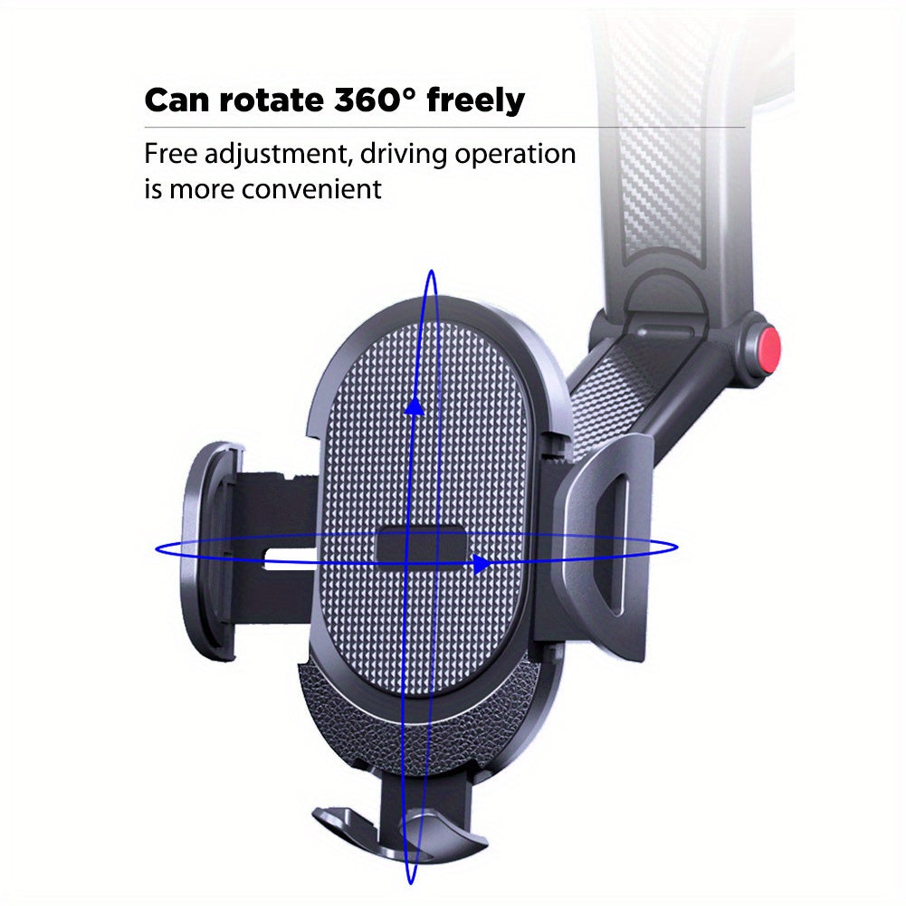 Universal Car Phone Holder Stand, Gravity Dashboard  Mount For  13/12/11 &amp; 4.5-6.7 Smartphones!