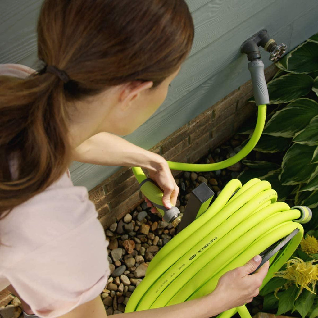 Flexzilla Garden Hose with SwivelGrip, 5/8 in. x 75 ft., Heavy Duty, Lightweight, Drinking Water Safe - HFZG575YWS