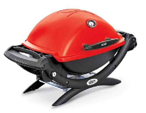 Q 1200 Portable Tabletop Propane Gas BBQ Grill  Outdoor Camping Red
