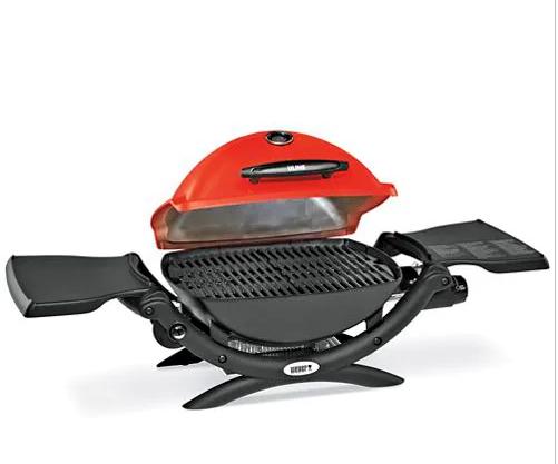 Q 1200 Portable Tabletop Propane Gas BBQ Grill  Outdoor Camping Red