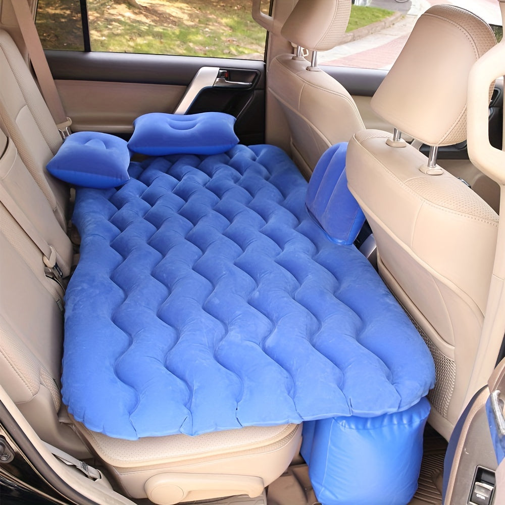 Upgrade Your Car With A Multifunctional Inflatable Bed &amp; Sofa Pillow - Perfect For Camping &amp; Travel!