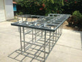 BBQ Island frame kit DIY 10' "L" with Raised Bar