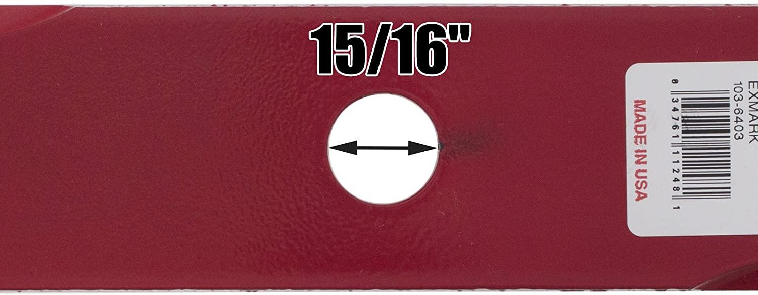 Rotary Set of 9 11248 Notched High Lift Blades