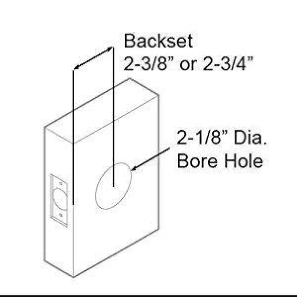 Carre Plate 2-3/4 in. Backset Satin Nickel PassaHall/Closet with Bellagio Door Lever - Left Handed