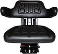 Black Waffle Style TRAC SEATS  Tractor Suspension SEAT with TILT FITS Massey Ferguson 231 234 234H 234S 235 240 245 250 255 265 270 274 275 285 (Fast - Delivers in 1-4 Business Days)