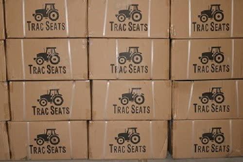 Black Waffle Style TRAC SEATS  Tractor Suspension SEAT with TILT FITS Massey Ferguson 231 234 234H 234S 235 240 245 250 255 265 270 274 275 285 (Fast - Delivers in 1-4 Business Days)