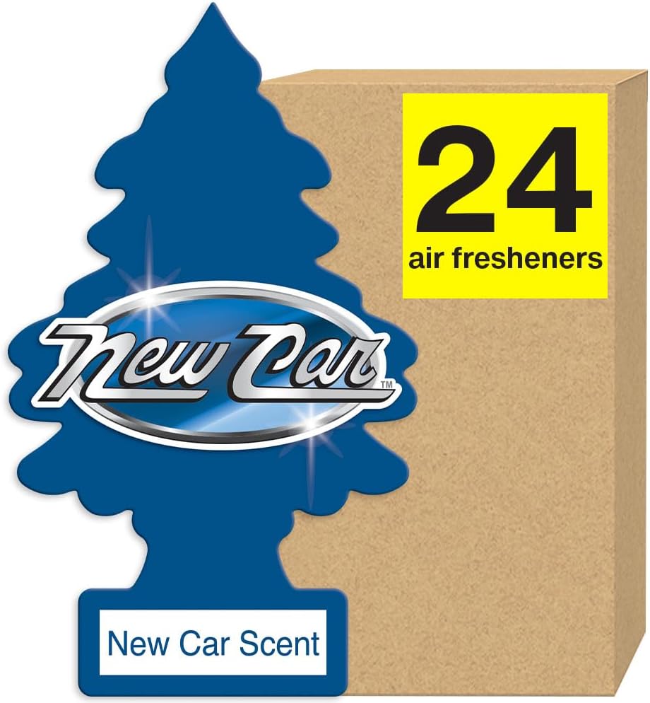 LITTLE TREES Air Fresheners Car Air Freshener. Hanging Tree Provides Long Lasting Scent for Auto or Home. Car Scent, 24 Air Fresheners