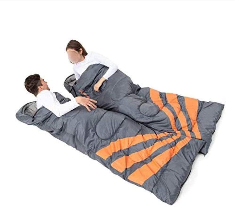 FSGHJJKN Sleeping Bag with Compression Sack, Lightweight and Waterproof for Warm & Cold Weather, Comfort for Autumn and Winter Camping/Traveling/Hiking/Backpacking, Adults & Kids