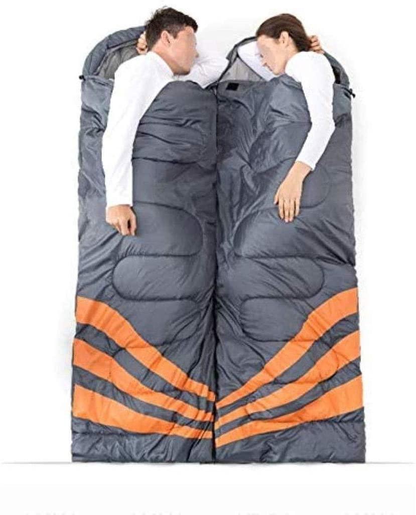 FSGHJJKN Sleeping Bag with Compression Sack, Lightweight and Waterproof for Warm & Cold Weather, Comfort for Autumn and Winter Camping/Traveling/Hiking/Backpacking, Adults & Kids