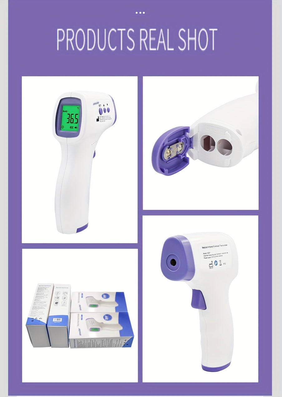 No-Touch Forehead Thermometer, Digital Infrared Thermometer For Adults And Kids, Touchless Baby Thermometer, LarLED Digits, Quiet Feedback, Non Contact , Christmas Halloween Gift