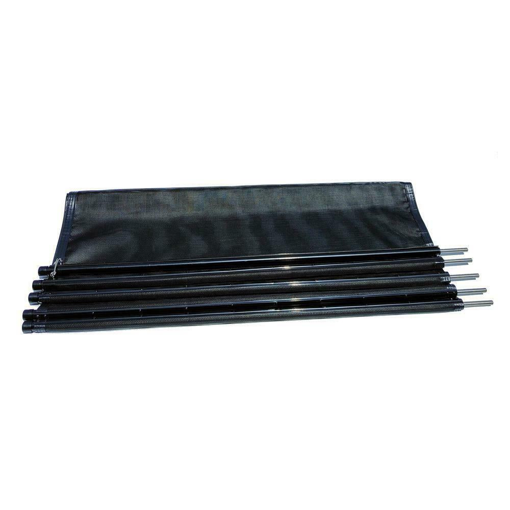 4x12 Ft Outdoor Pool Fence with Section Kit Removable Mesh Barrier for Pools