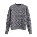handmade beading leaf sweater