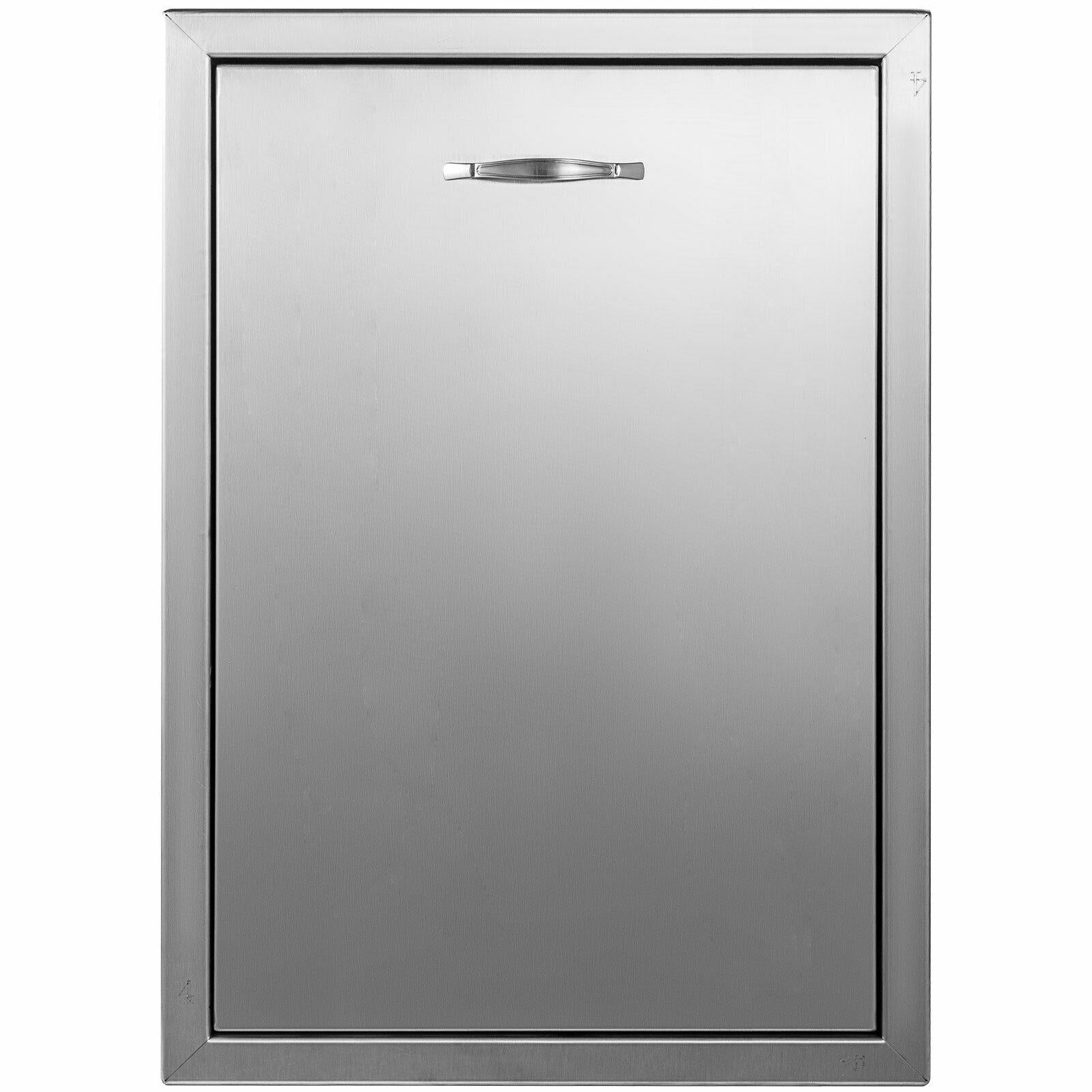 BBQ Island Slide Out Trash Propane StoraDrawer  Steel 16"x22"