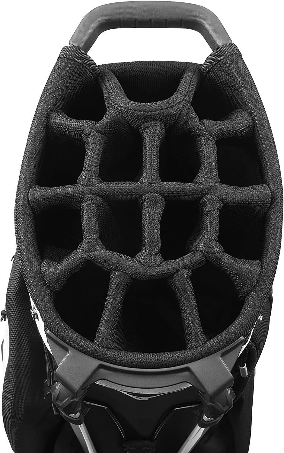 Mizuno BR-DX 14-Way Hybrid Golf Stand Bag | 14 Way Top Cuff | Full Length Dividers| Dual Shoulder Straps | Full Length Stand Legs | LarInsulated Cooler