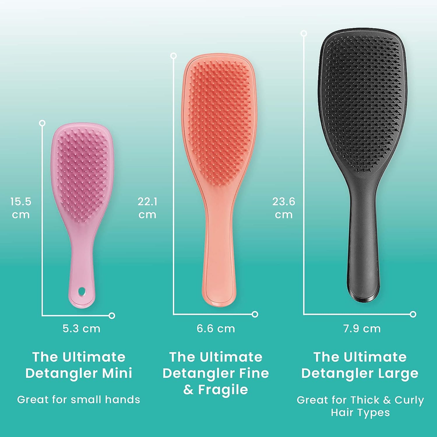 Tangle Teezer The Wet Detangler Fine &amp; Fragile, Pink Dust
