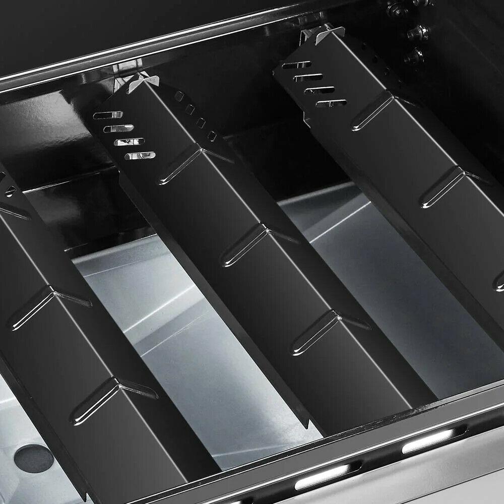 Natural Gas Grill - Side Burner Premier 5-Burner  Steel