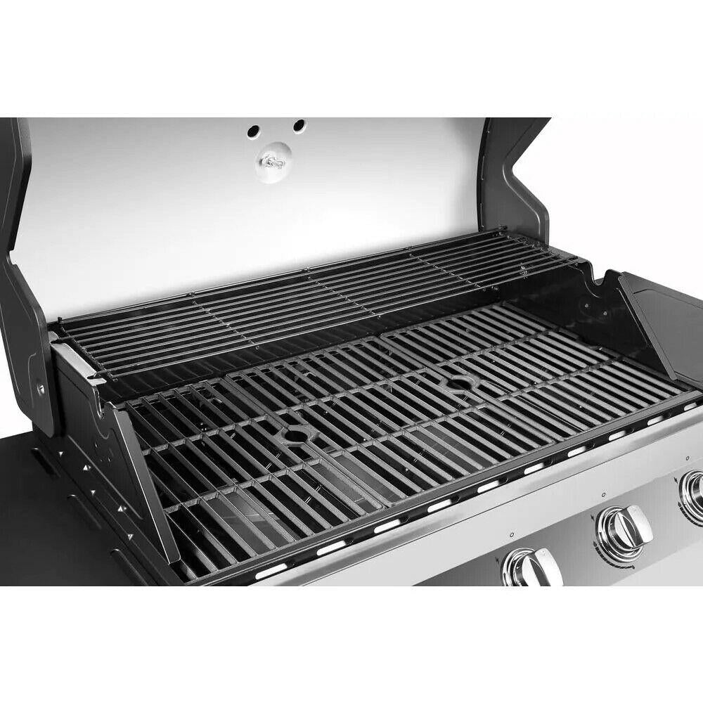 Natural Gas Grill - Side Burner Premier 5-Burner  Steel