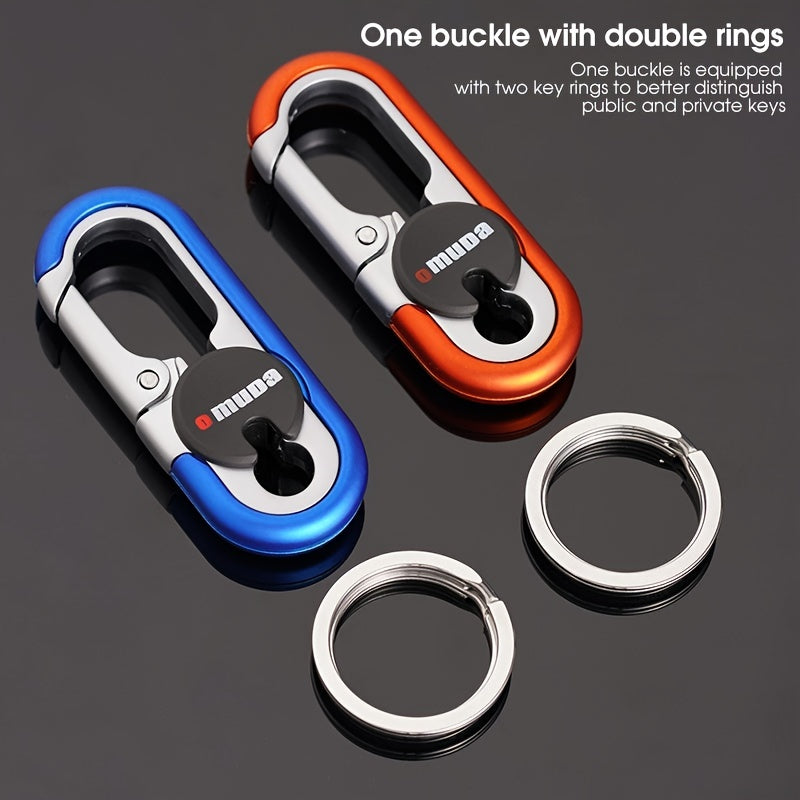 Upgrade Your Style with This High-Grade Metal Alloy Car Key Chain - Perfect for Men's Waist Hanging!