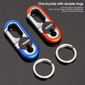 Upgrade Your Style with This High-Grade Metal Alloy Car Key Chain - Perfect for Men's Waist Hanging!