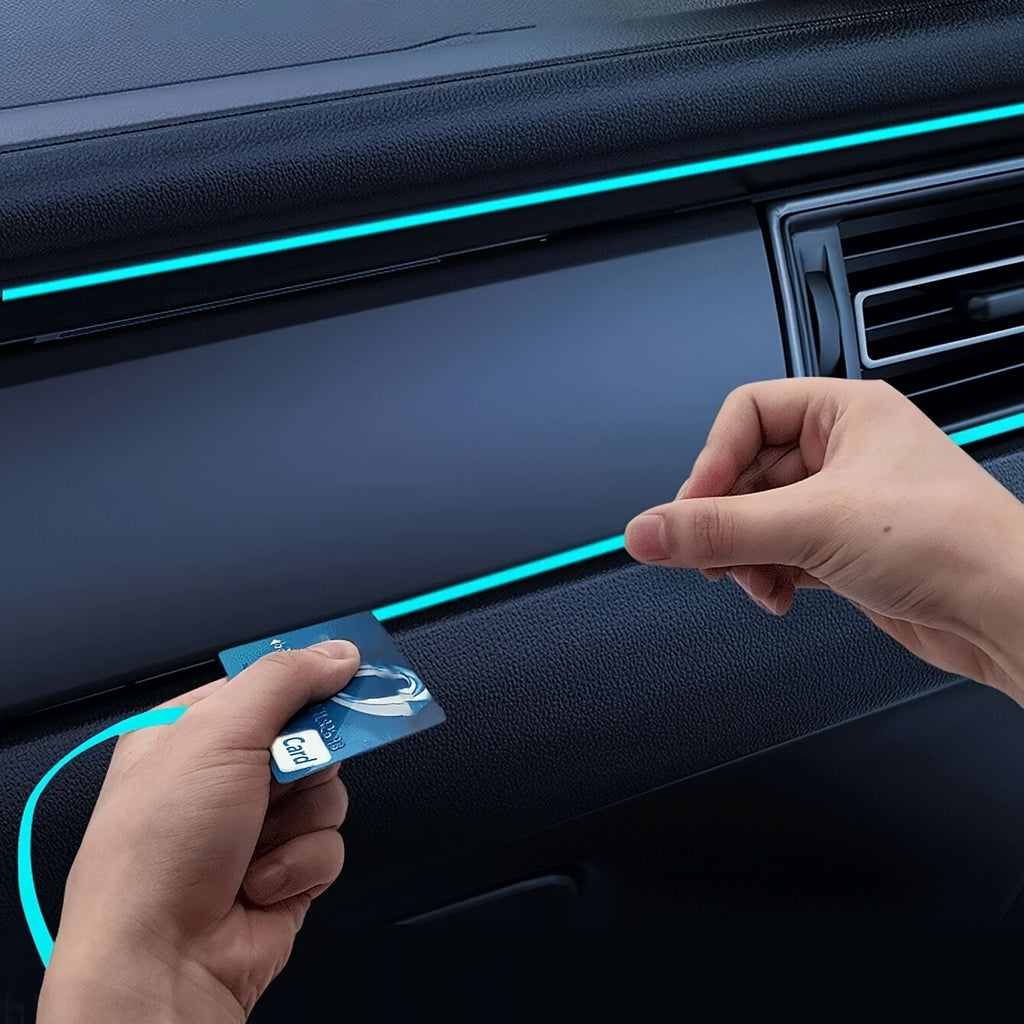 Upgrade Your Car's Interior With This USB Ice Blue LED Strip Light!