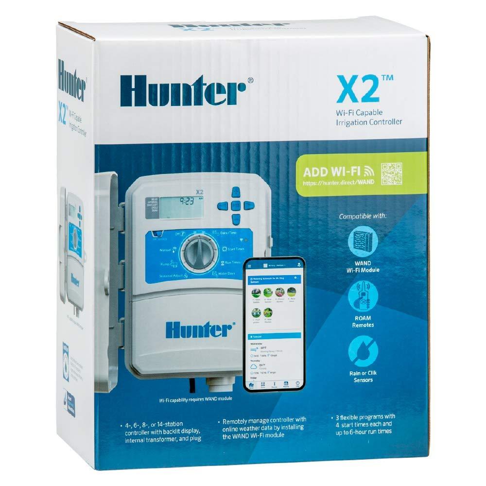 Hunter Company Hydrawise X2 6-Station Outdoor Irrigation Controller (X2-600)
