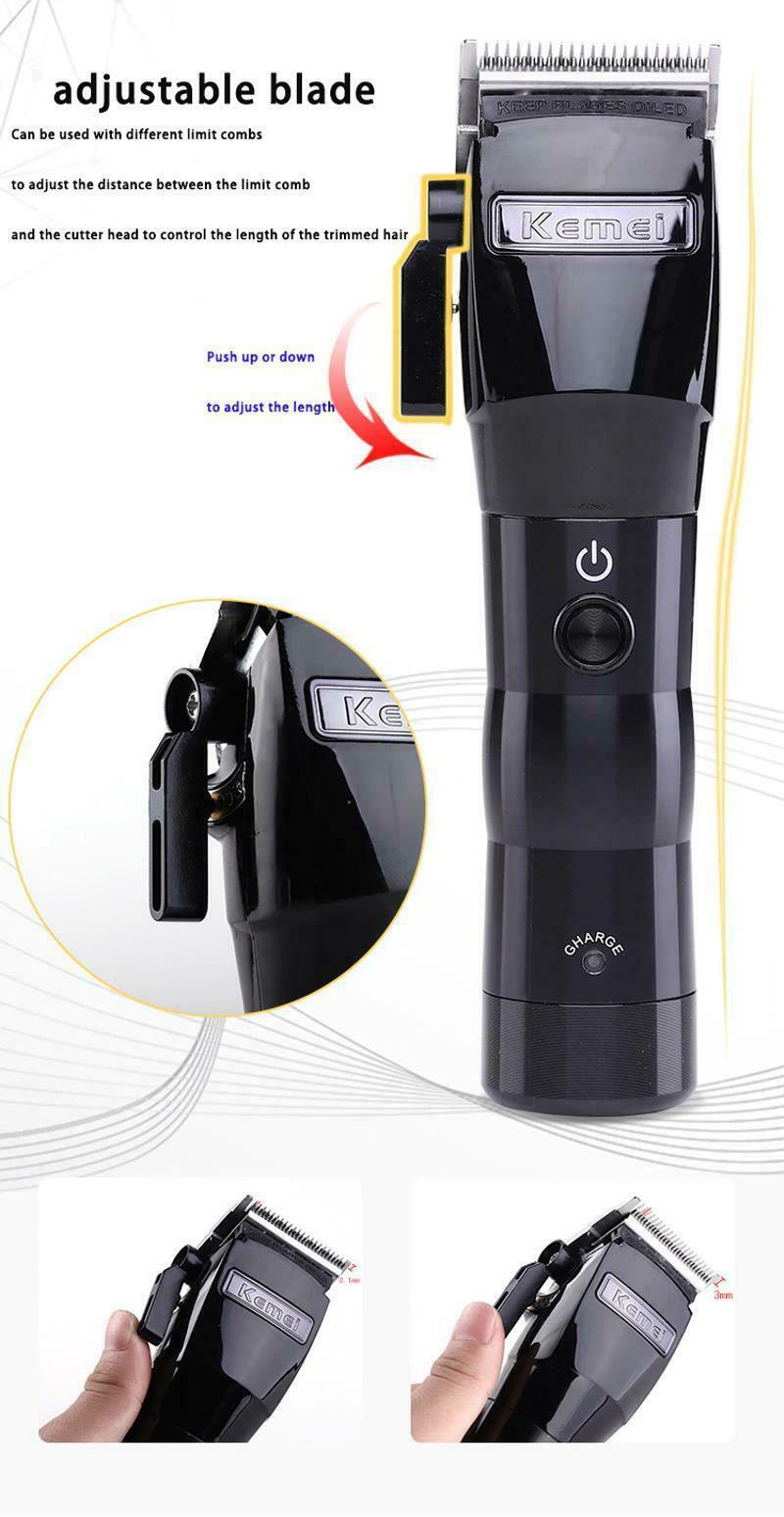 Hair Trimmer 240V Cordless Electric Clipper Oil Head Beard Shaver Cutting Tools
