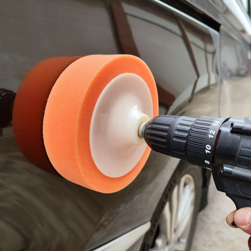 Effortlessly Polish &amp; Wax Your Car With This 6 Drill Polisher &amp; Polishing Pad Set!