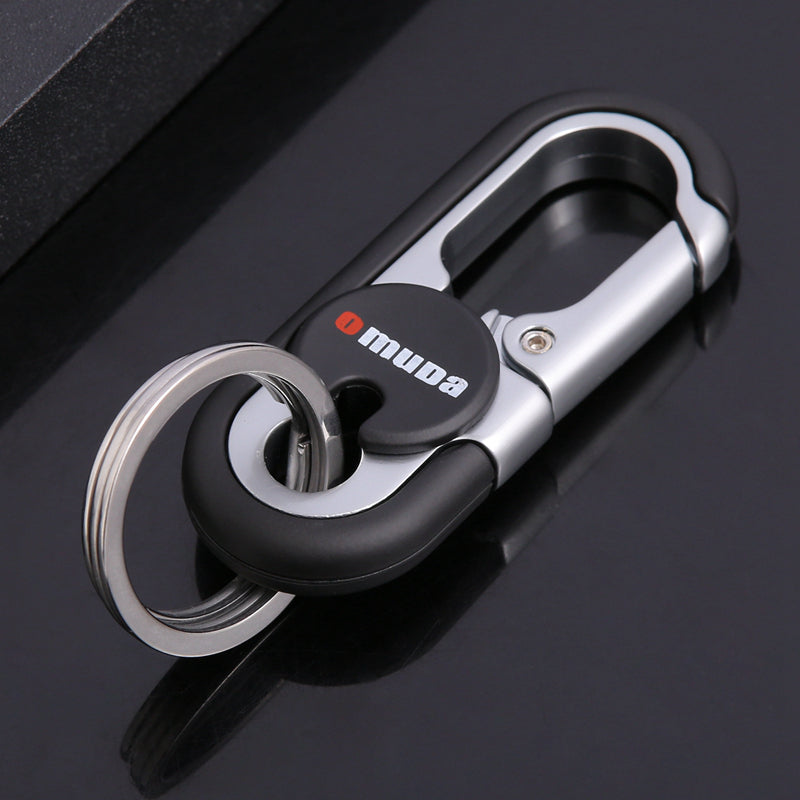 Upgrade Your Style with This High-Grade Metal Alloy Car Key Chain - Perfect for Men's Waist Hanging!