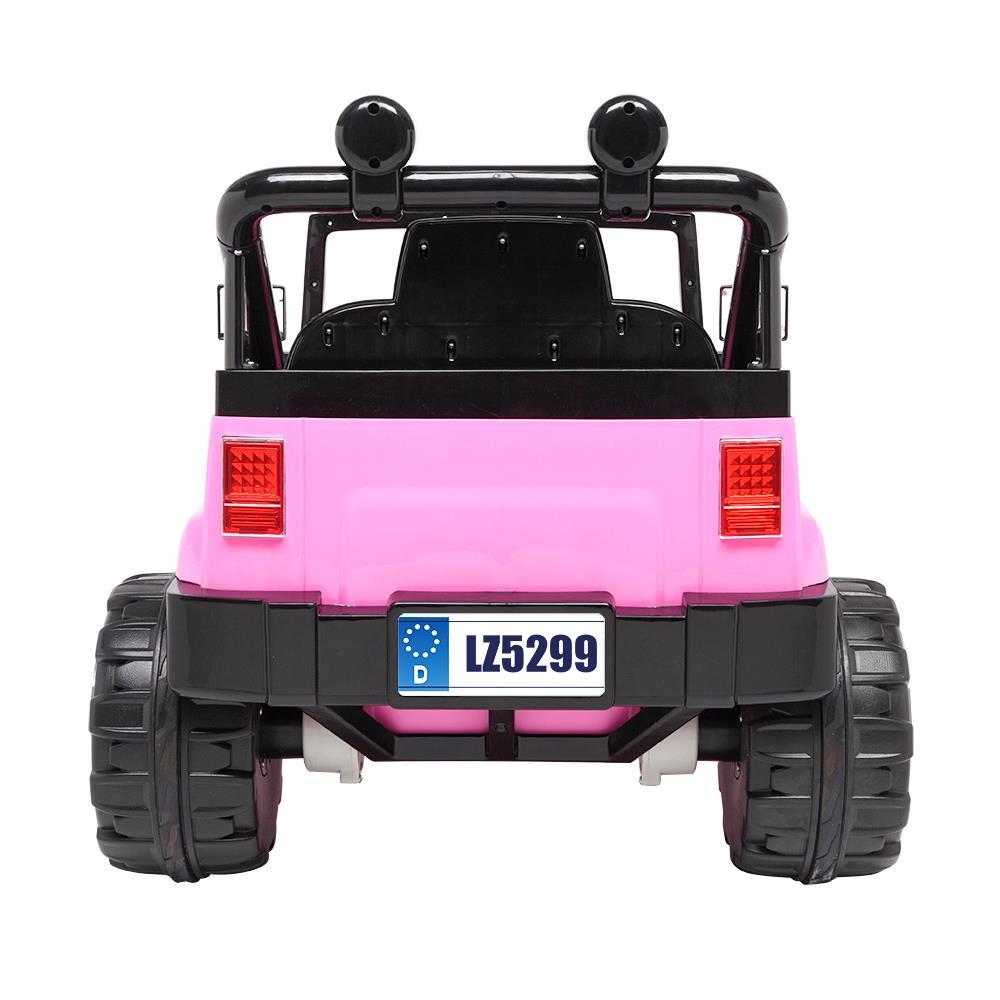 UBesGoo Ride-On Car Electric Car with 12V 7AH Battery Children Car Small Jeep Dual Drive and 2.4G Remote Control Pink