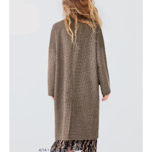 turn-down collar spring coat