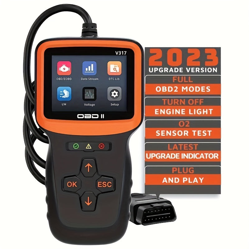 OBD2 Scanner Professional Auto Engine System Diagnostic Tool Lifetime Automotive DTC Lookup Code Reader Car Diagnostic Tool