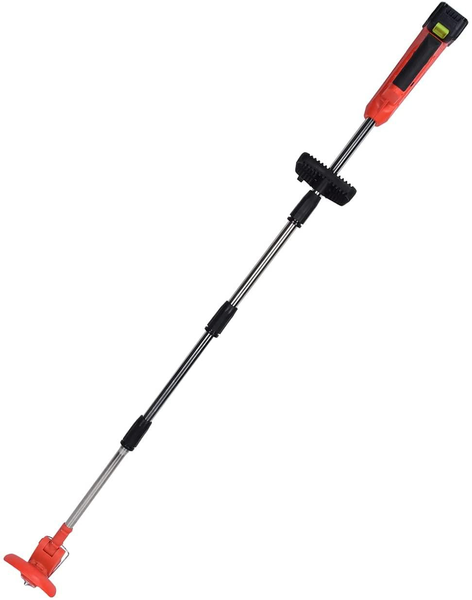 SALUTUY Lawn Trimmer, Grass Trimmer 4000mAh 12V Lithium Battery for Mowing Grass for Shrubs for Straw(100-240V, Transparency)