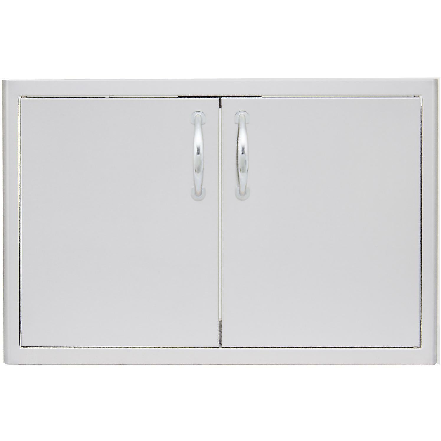 GRILLS 40"  STEEL BBQ DOUBLE ACCESS DOORS W/ PAPER TOWEL HOLDER