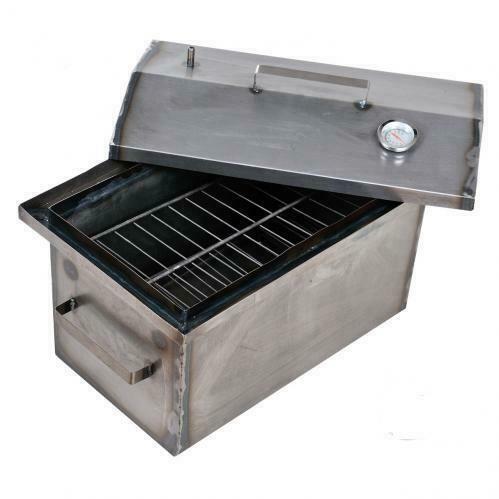 Smoker  BBQ Grill Firepit Meat Cooker Grilling Outdoor Portable Wood