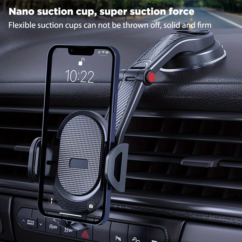 Universal Car Phone Holder Stand, Gravity Dashboard  Mount For  13/12/11 &amp; 4.5-6.7 Smartphones!